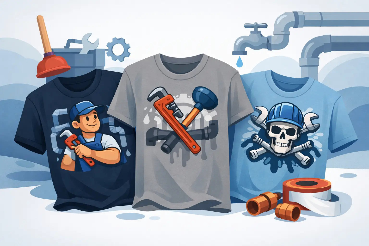 Plumber Graphic Tees That Actually Say Something