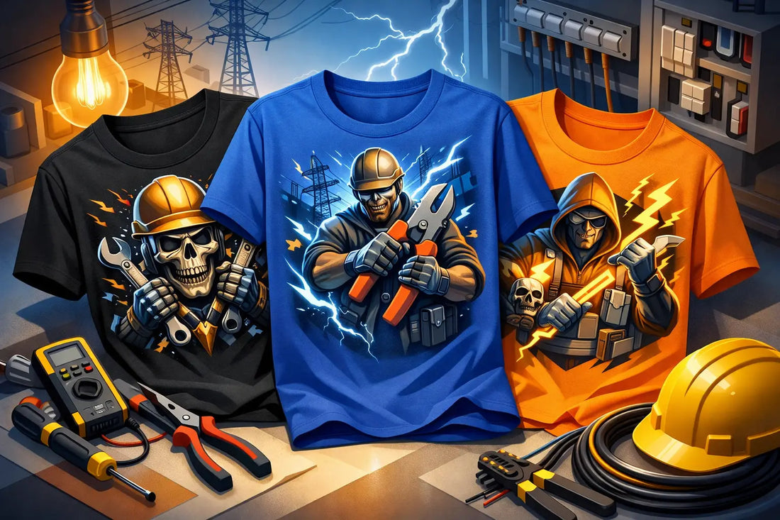 Electrician Graphic T Shirts That Hit Hard